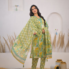 Cotton ethnic wear kurta set female