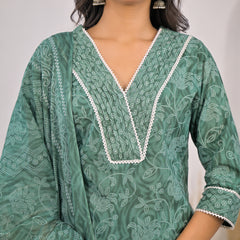 Ethnic cotton kurta set for woman
