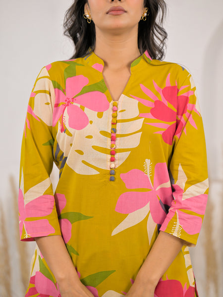 Daily wear girl cotton co ord set design