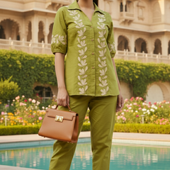 Green Cotton Co-Ord Image