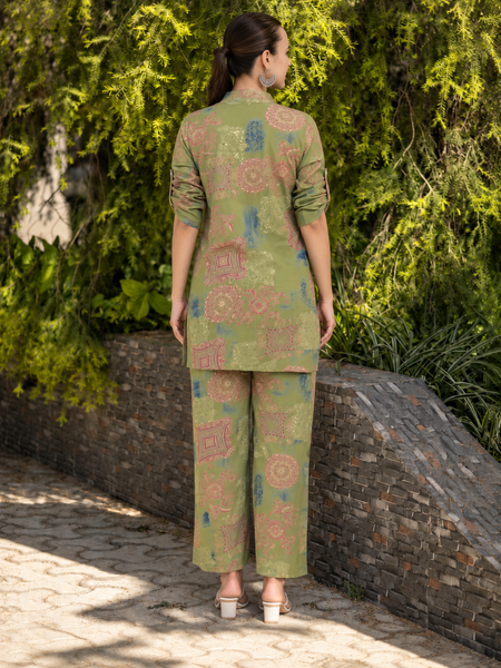 Stylish Co-Ord Set with Palazzo Pants