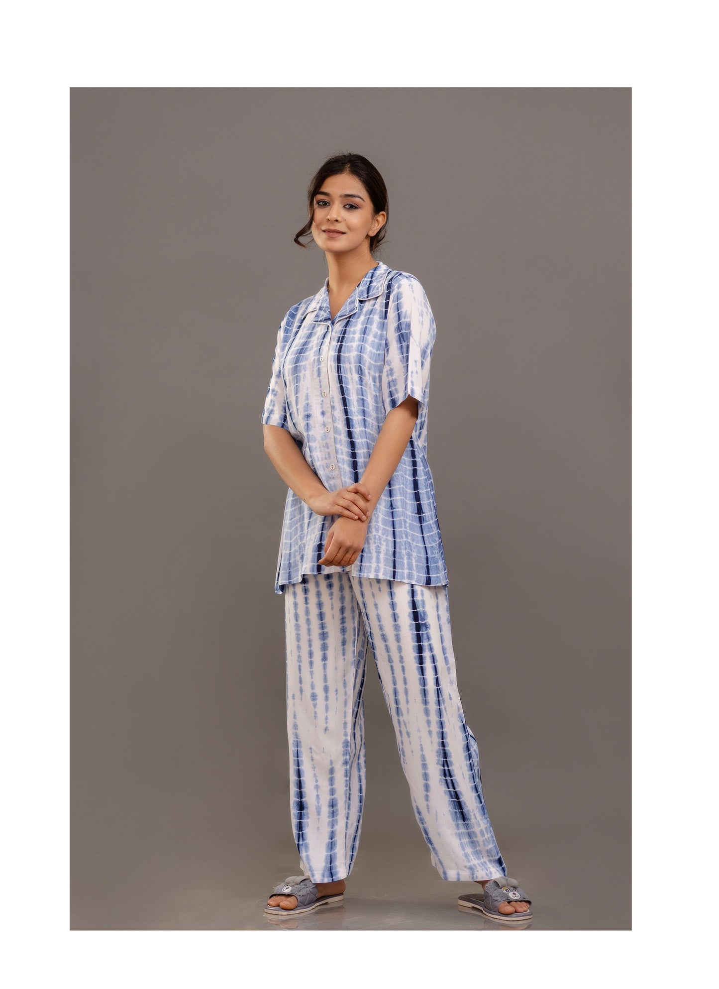 Ocean Breeze Tie-Dye Nightwear Set