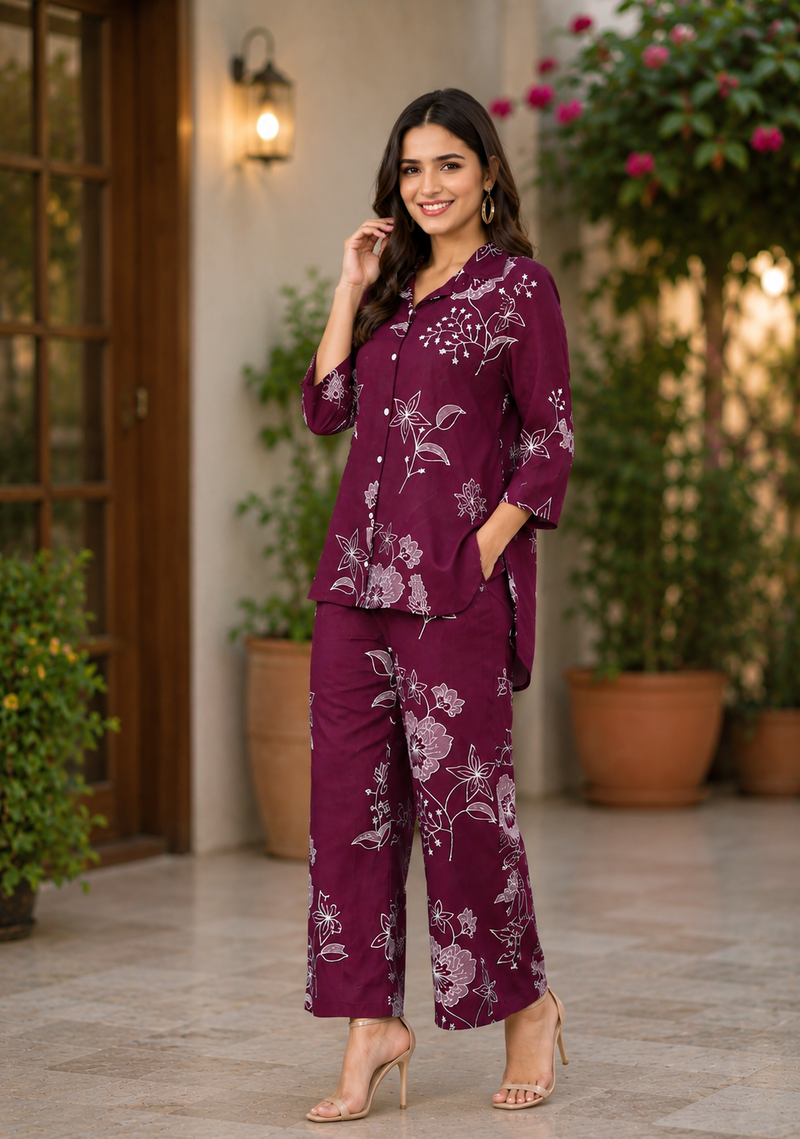 Dreamy Violet Co-Ord Set