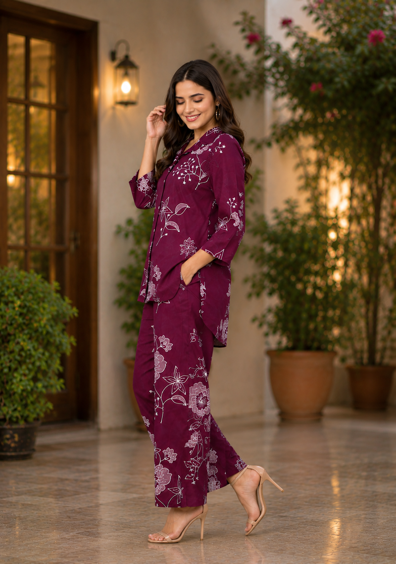 Dreamy Violet Co-Ord Set