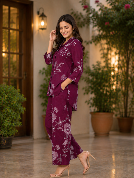 Dreamy Violet Co-Ord Set